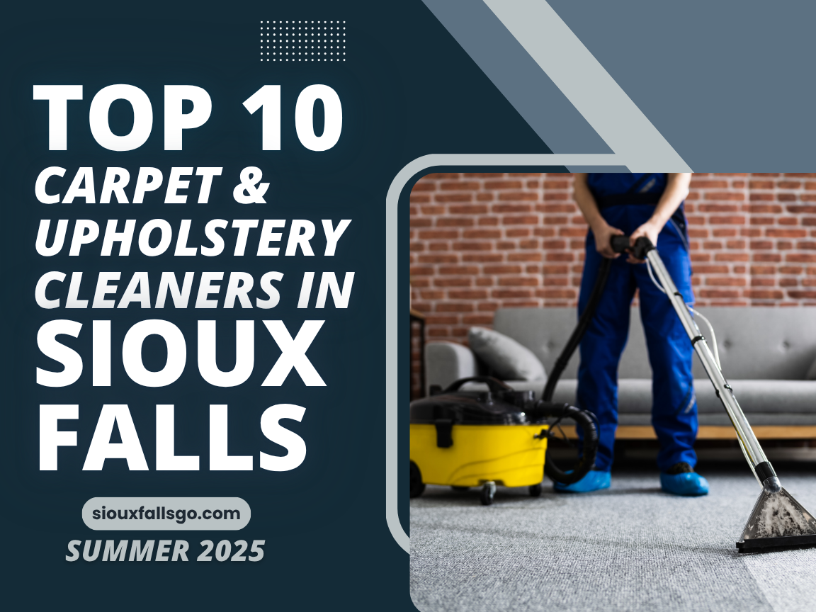 Top 10 Carpet & Upholstery Cleaners in Sioux Falls – Summer 2025